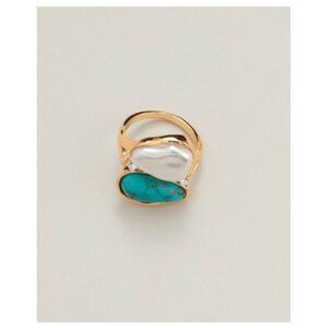 Avon Studio 1886 Turquoise Tides Statement Ring-Size 10-New In Box